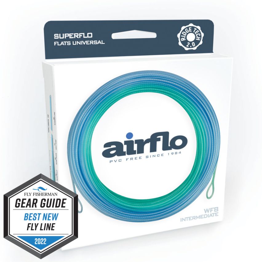 Airflo Ridge 2.0 Flats Universal Taper Fly Line in Teal and Aqua